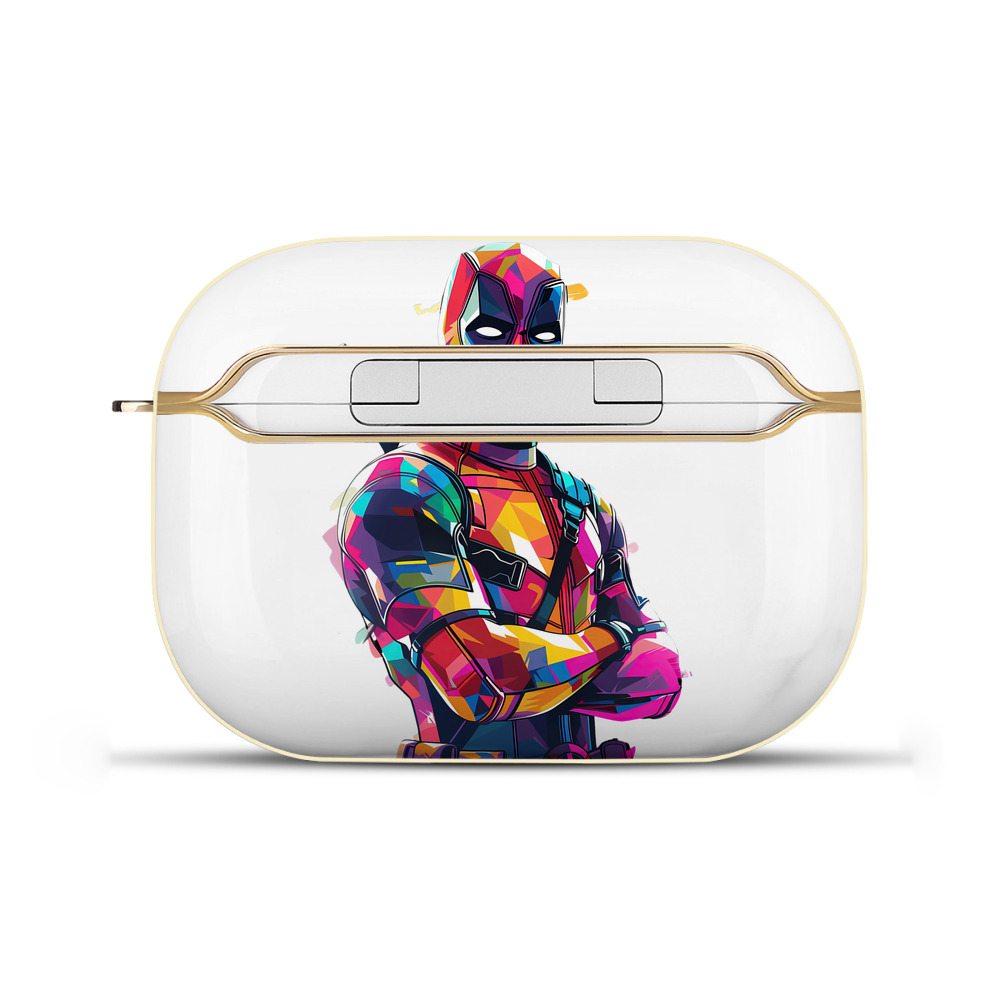 （画像用） Deadpool デッドプール 【AirPods Pro用】ハードシェル保護ケース｜耐衝撃・防指紋・カラビナ付き商品仕様