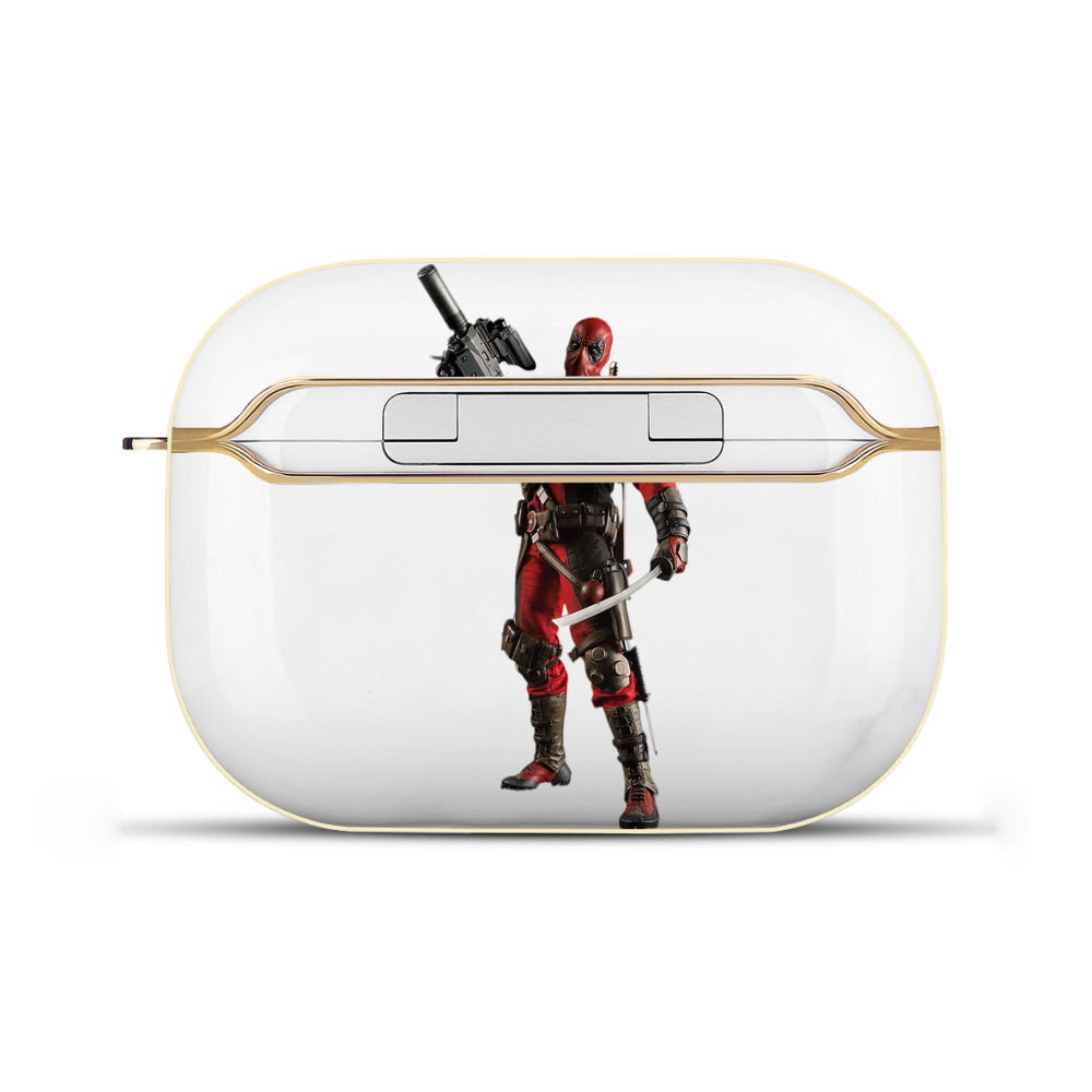 （画像用） Deadpool デッドプール 【AirPods Pro用】ハードシェル保護ケース｜耐衝撃・防指紋・カラビナ付き商品仕様