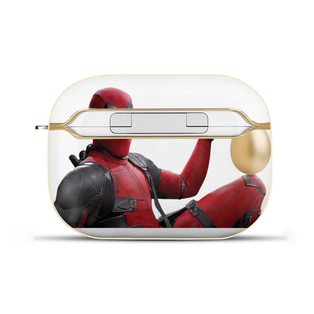 （画像用） Deadpool デッドプール 【AirPods Pro用】ハードシェル保護ケース｜耐衝撃・防指紋・カラビナ付き商品仕様