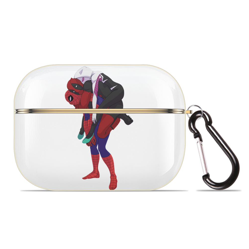 （画像用） Deadpool デッドプール 【AirPods Pro用】ハードシェル保護ケース｜耐衝撃・防指紋・カラビナ付き商品仕様