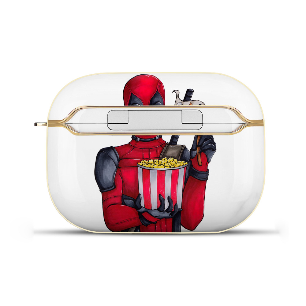 （画像用） Deadpool デッドプール 【AirPods Pro用】ハードシェル保護ケース｜耐衝撃・防指紋・カラビナ付き商品仕様