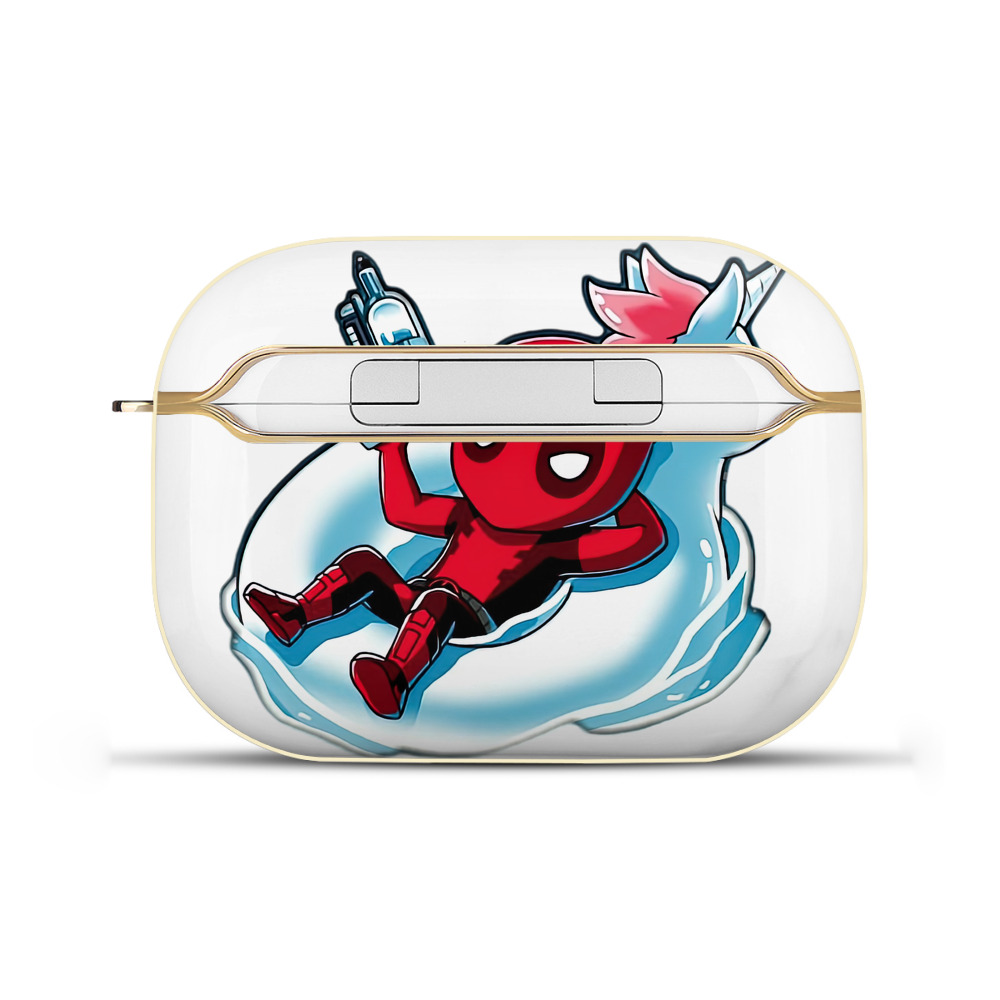 （画像用） Deadpool デッドプール 【AirPods Pro用】ハードシェル保護ケース｜耐衝撃・防指紋・カラビナ付き商品仕様