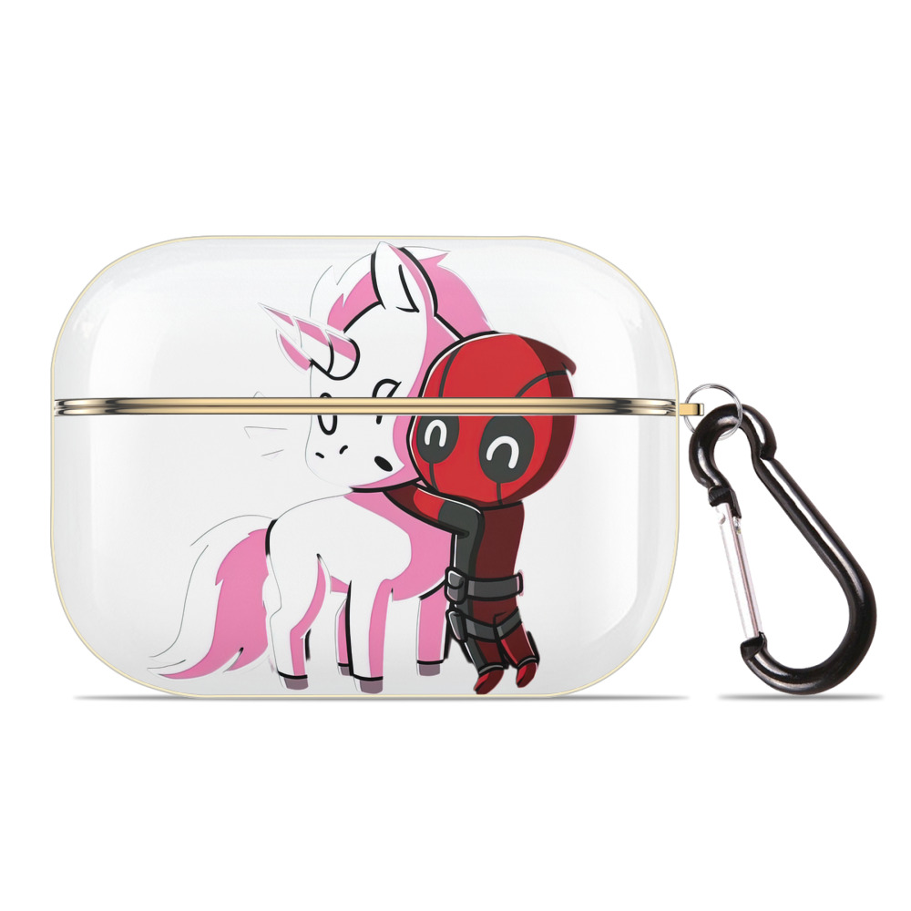 （画像用） Deadpool デッドプール 【AirPods Pro用】ハードシェル保護ケース｜耐衝撃・防指紋・カラビナ付き商品仕様
