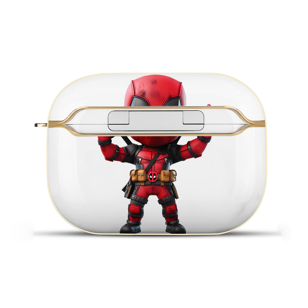 （画像用） Deadpool デッドプール 【AirPods Pro用】ハードシェル保護ケース｜耐衝撃・防指紋・カラビナ付き商品仕様