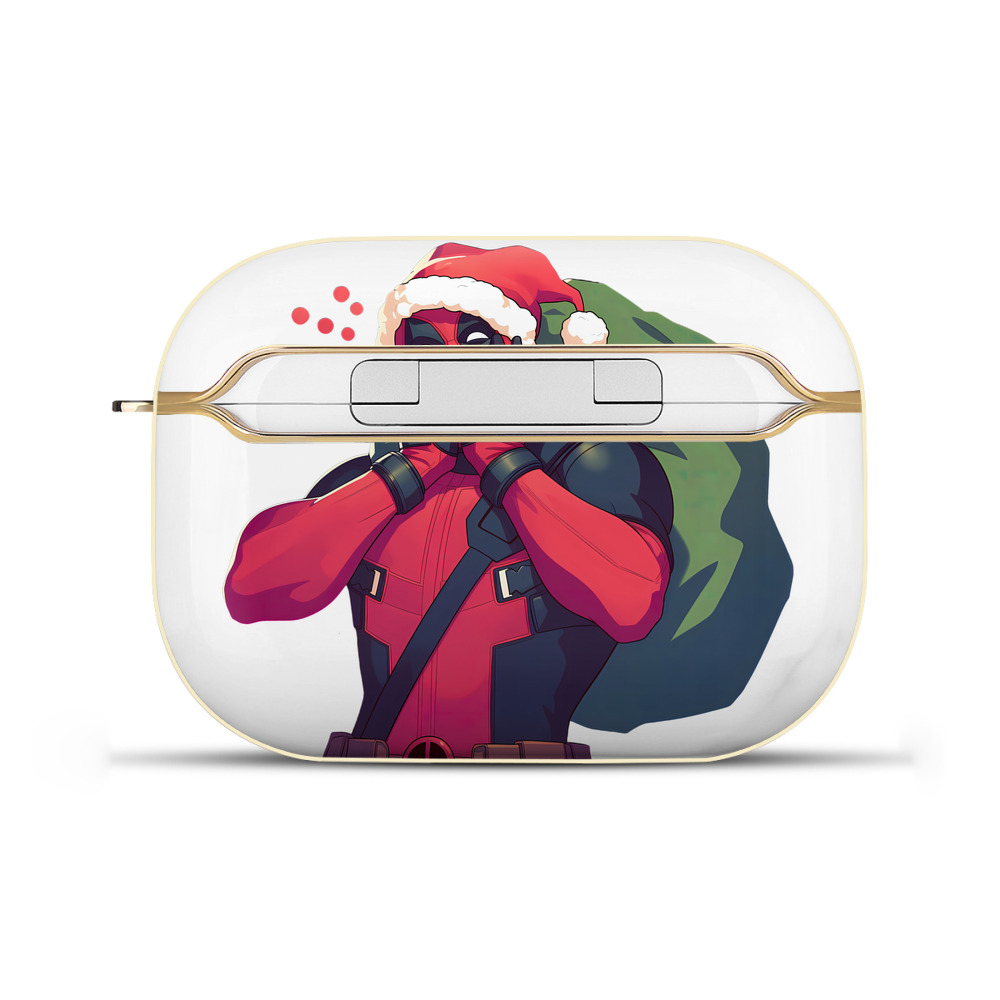 （画像用） Deadpool デッドプール 【AirPods Pro用】ハードシェル保護ケース｜耐衝撃・防指紋・カラビナ付き商品仕様