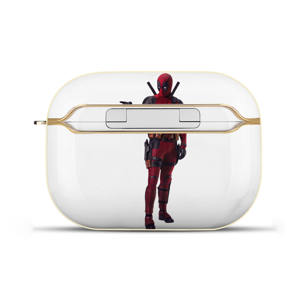 （画像用） Deadpool デッドプール 【AirPods Pro用】ハードシェル保護ケース｜耐衝撃・防指紋・カラビナ付き商品仕様