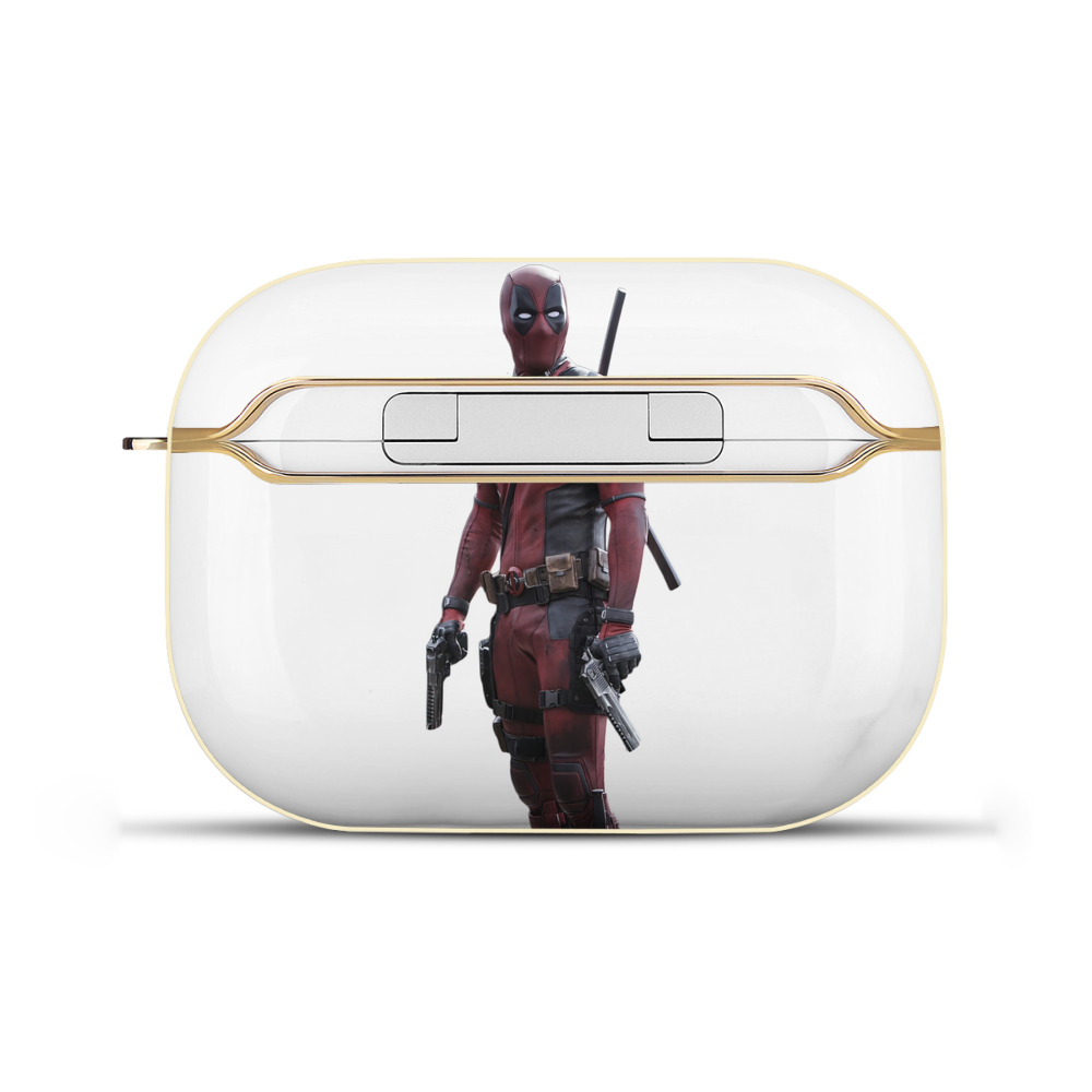 （画像用） Deadpool デッドプール 【AirPods Pro用】ハードシェル保護ケース｜耐衝撃・防指紋・カラビナ付き商品仕様