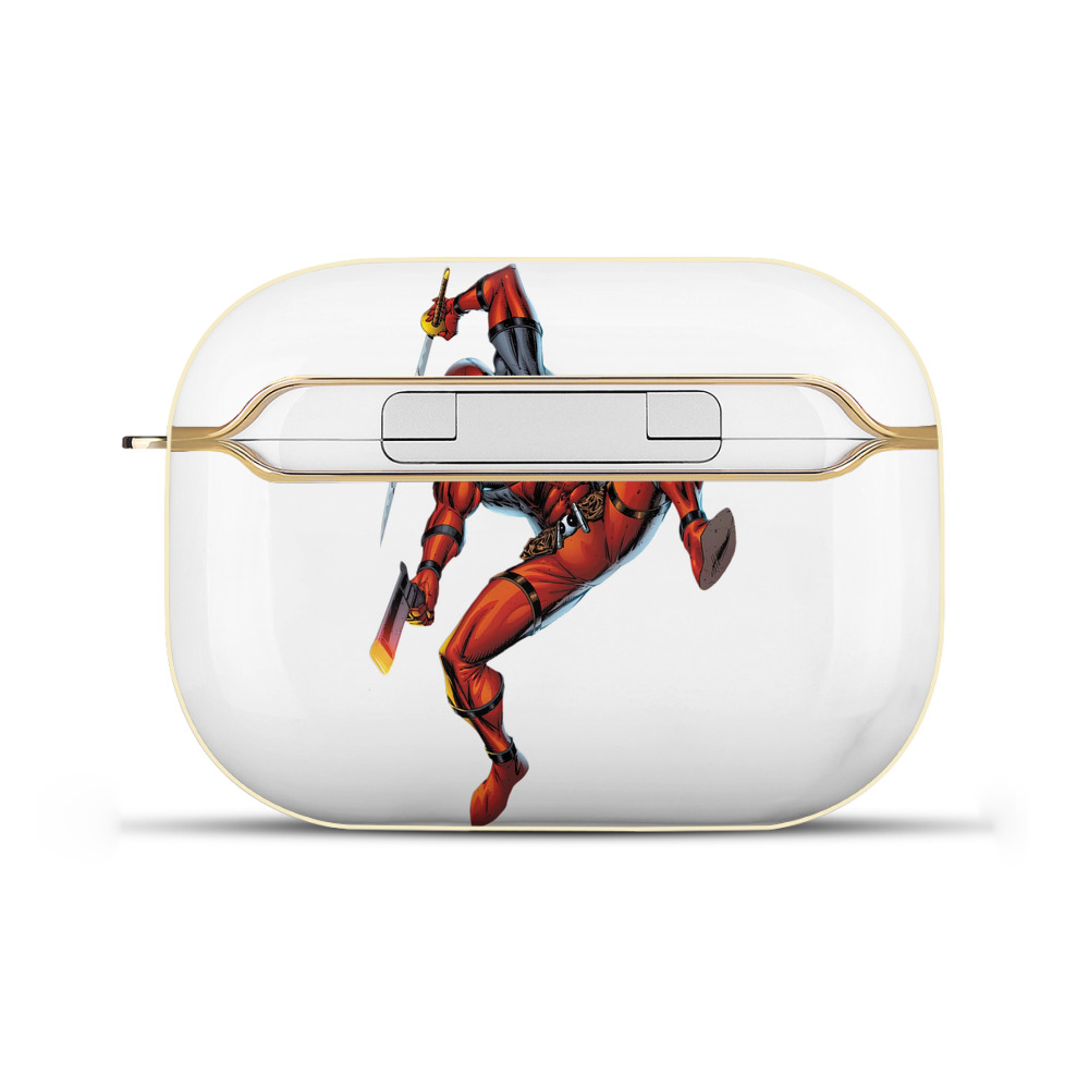 （画像用） Deadpool デッドプール 【AirPods Pro用】ハードシェル保護ケース｜耐衝撃・防指紋・カラビナ付き商品仕様