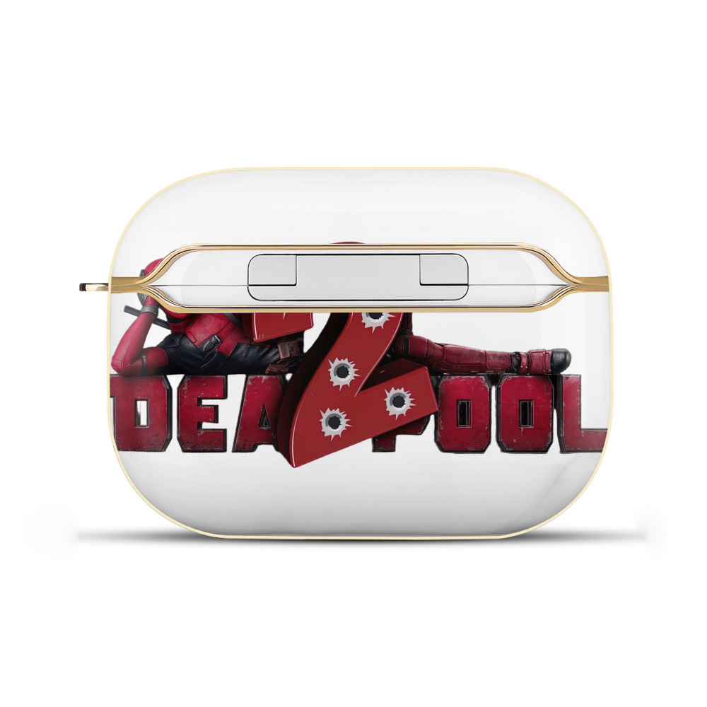 （画像用） Deadpool デッドプール 【AirPods Pro用】ハードシェル保護ケース｜耐衝撃・防指紋・カラビナ付き商品仕様