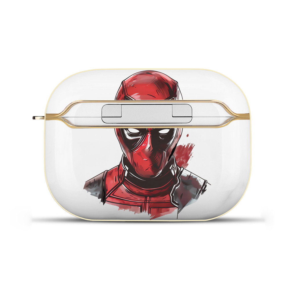 （画像用） Deadpool デッドプール 【AirPods Pro用】ハードシェル保護ケース｜耐衝撃・防指紋・カラビナ付き商品仕様