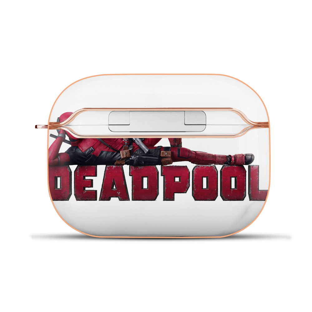 （画像用） Deadpool デッドプール 【AirPods Pro用】ハードシェル保護ケース｜耐衝撃・防指紋・カラビナ付き商品仕様