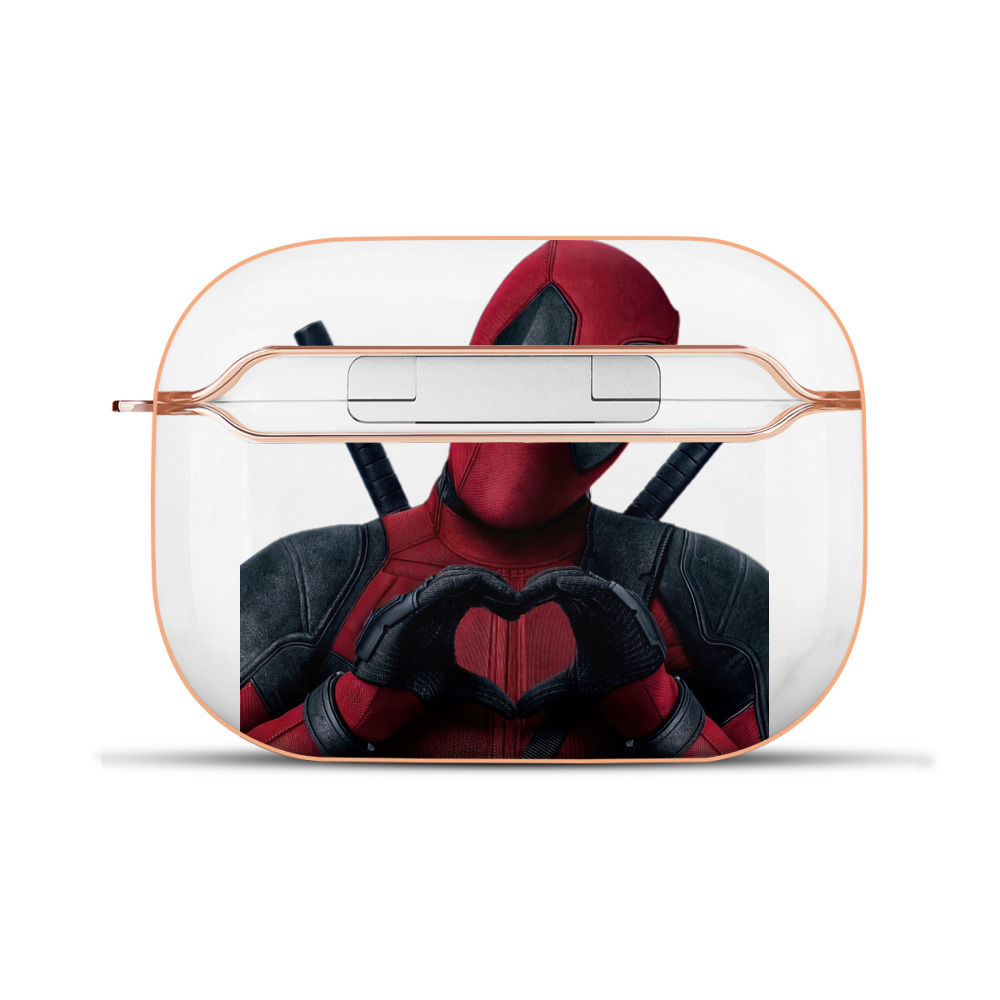 （画像用） Deadpool デッドプール 【AirPods Pro用】ハードシェル保護ケース｜耐衝撃・防指紋・カラビナ付き商品仕様