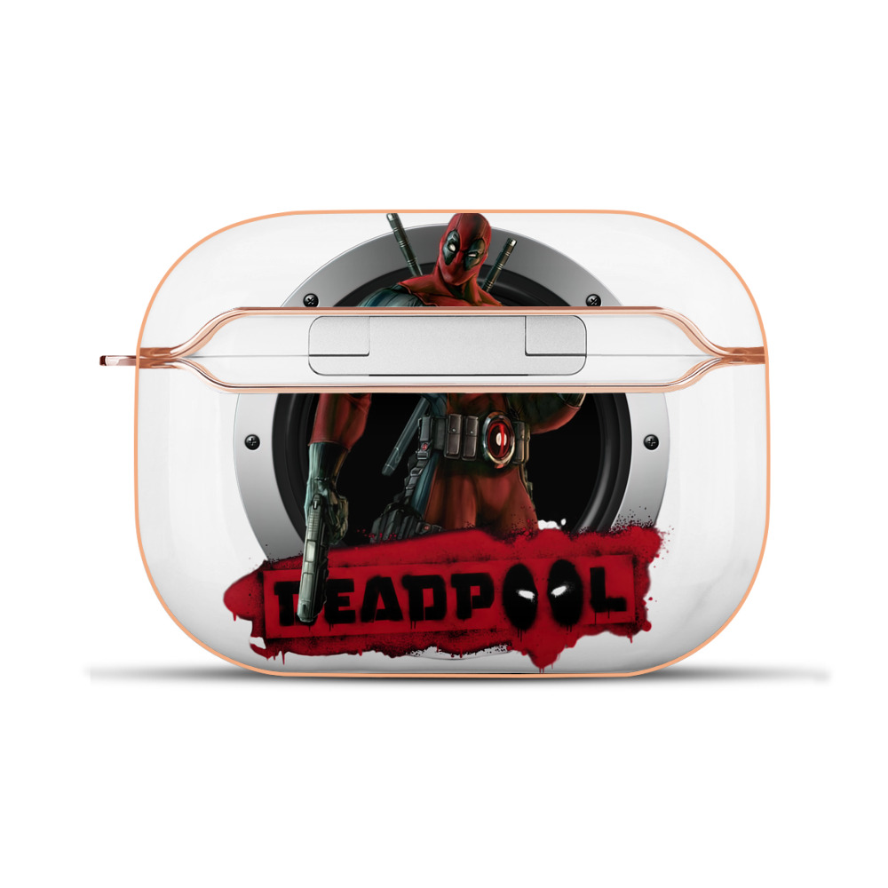 （画像用） Deadpool デッドプール 【AirPods Pro用】ハードシェル保護ケース｜耐衝撃・防指紋・カラビナ付き商品仕様