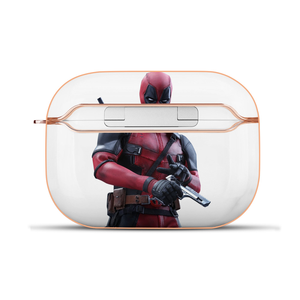 （画像用） Deadpool デッドプール 【AirPods Pro用】ハードシェル保護ケース｜耐衝撃・防指紋・カラビナ付き商品仕様