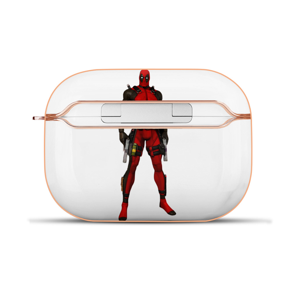 （画像用） Deadpool デッドプール 【AirPods Pro用】ハードシェル保護ケース｜耐衝撃・防指紋・カラビナ付き商品仕様