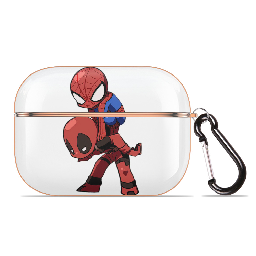 （画像用） Deadpool デッドプール 【AirPods Pro用】ハードシェル保護ケース｜耐衝撃・防指紋・カラビナ付き商品仕様