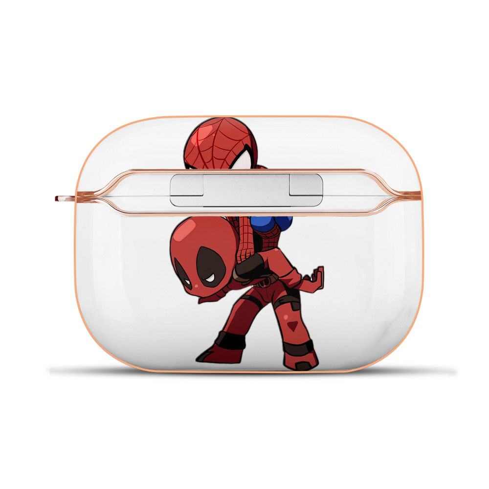 （画像用） Deadpool デッドプール 【AirPods Pro用】ハードシェル保護ケース｜耐衝撃・防指紋・カラビナ付き商品仕様