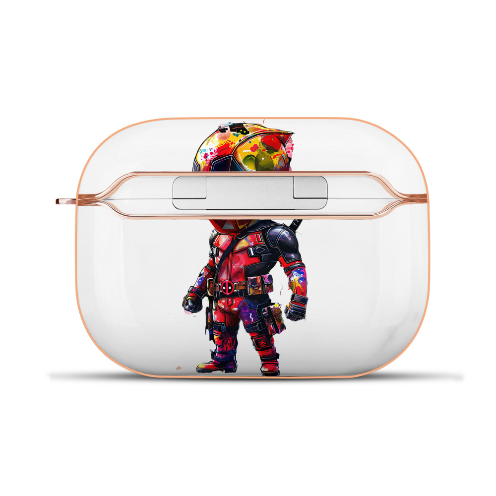 （画像用） Deadpool デッドプール 【AirPods Pro用】ハードシェル保護ケース｜耐衝撃・防指紋・カラビナ付き商品仕様