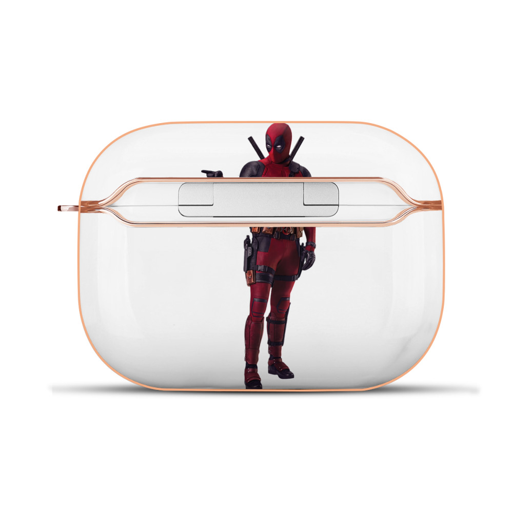 （画像用） Deadpool デッドプール 【AirPods Pro用】ハードシェル保護ケース｜耐衝撃・防指紋・カラビナ付き商品仕様