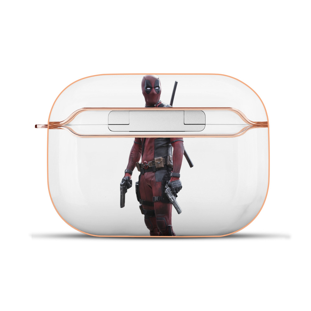 （画像用） Deadpool デッドプール 【AirPods Pro用】ハードシェル保護ケース｜耐衝撃・防指紋・カラビナ付き商品仕様