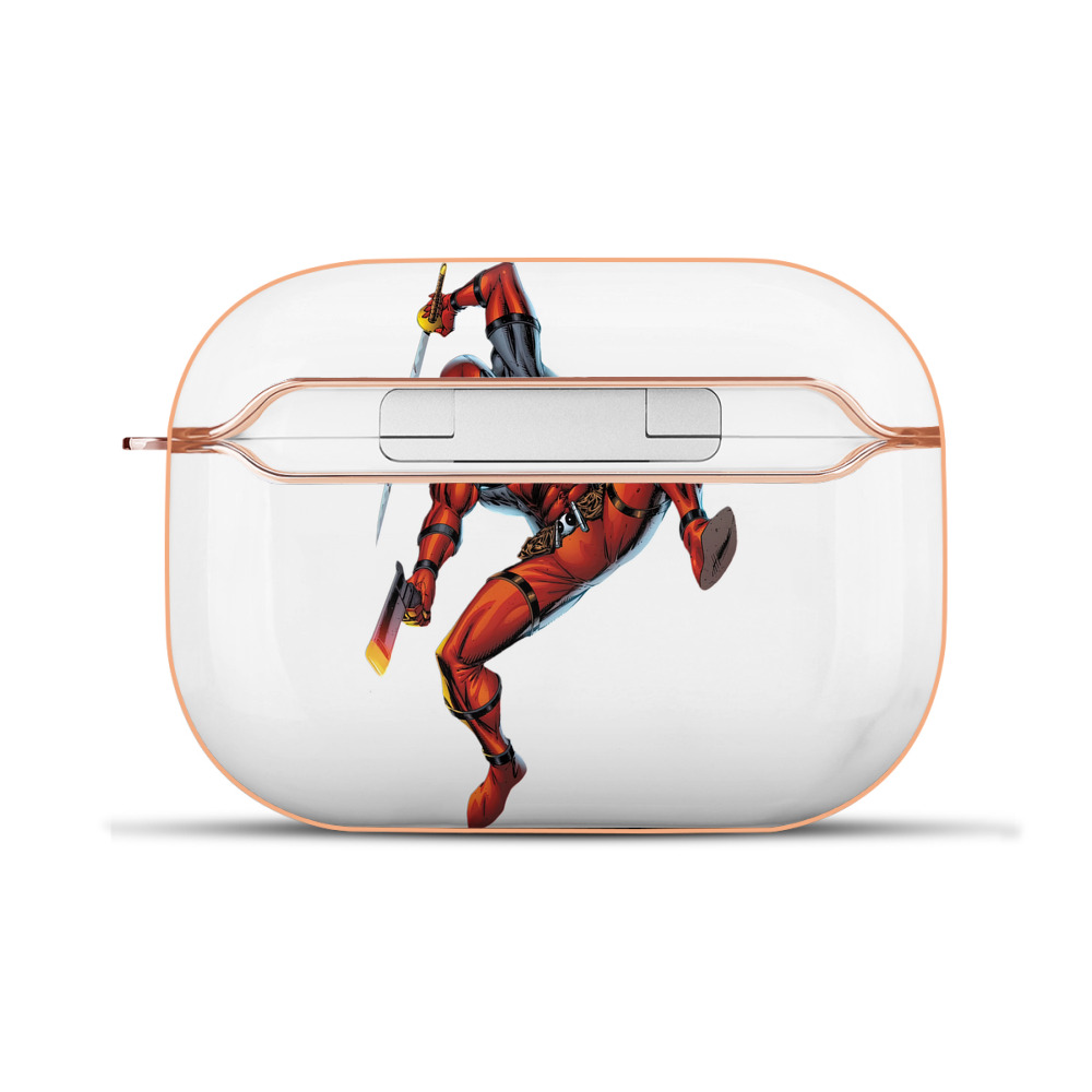 （画像用） Deadpool デッドプール 【AirPods Pro用】ハードシェル保護ケース｜耐衝撃・防指紋・カラビナ付き商品仕様