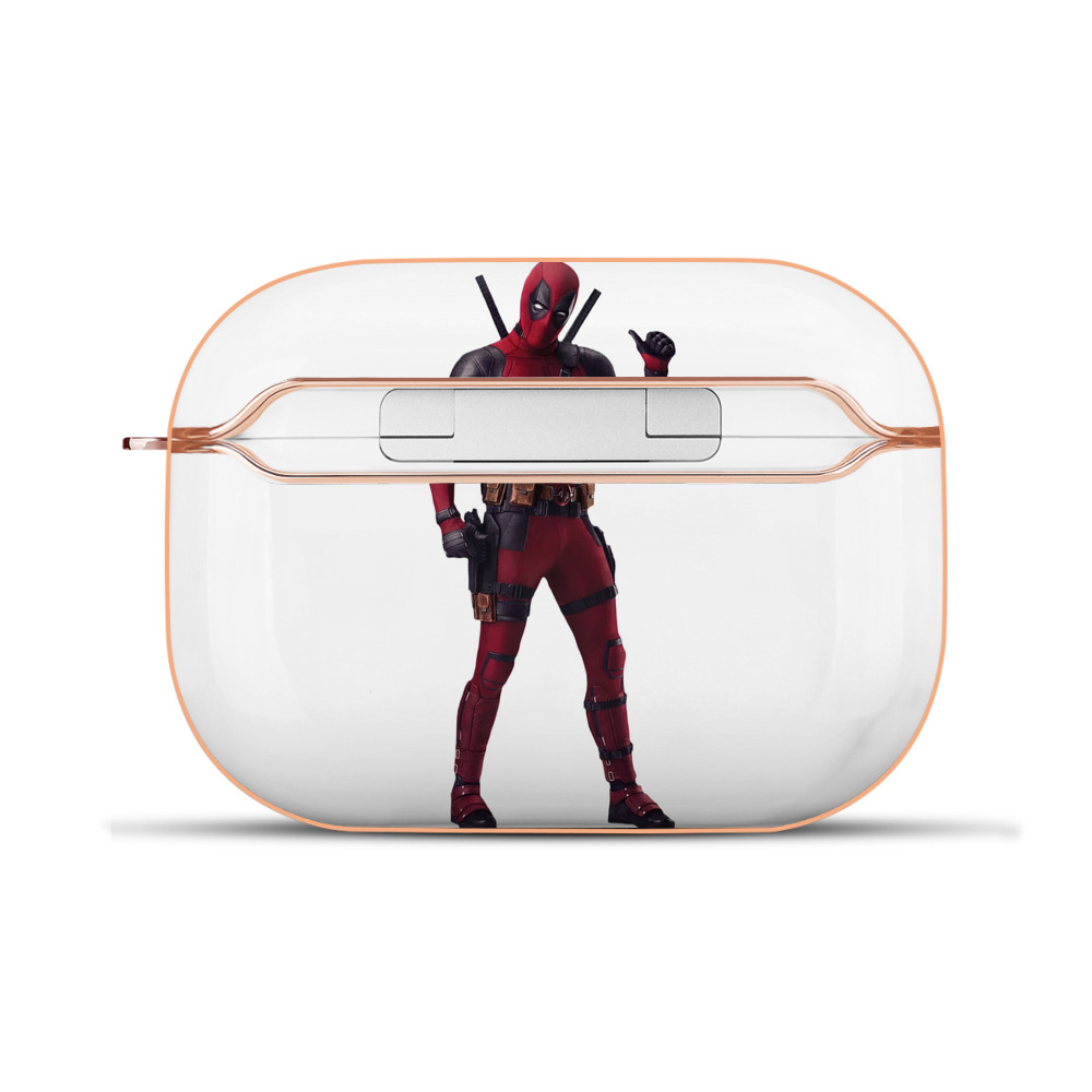 （画像用） Deadpool デッドプール 【AirPods Pro用】ハードシェル保護ケース｜耐衝撃・防指紋・カラビナ付き商品仕様