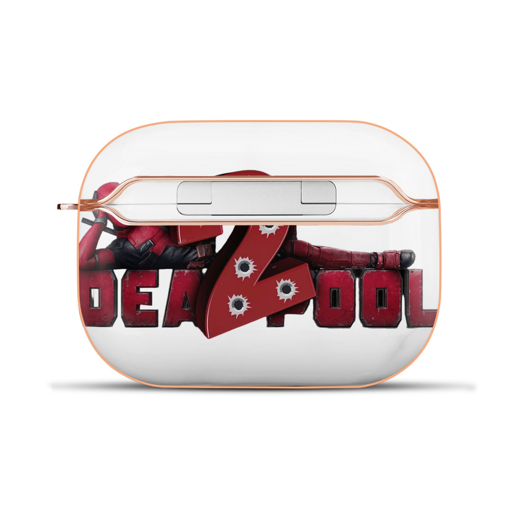 （画像用） Deadpool デッドプール 【AirPods Pro用】ハードシェル保護ケース｜耐衝撃・防指紋・カラビナ付き商品仕様