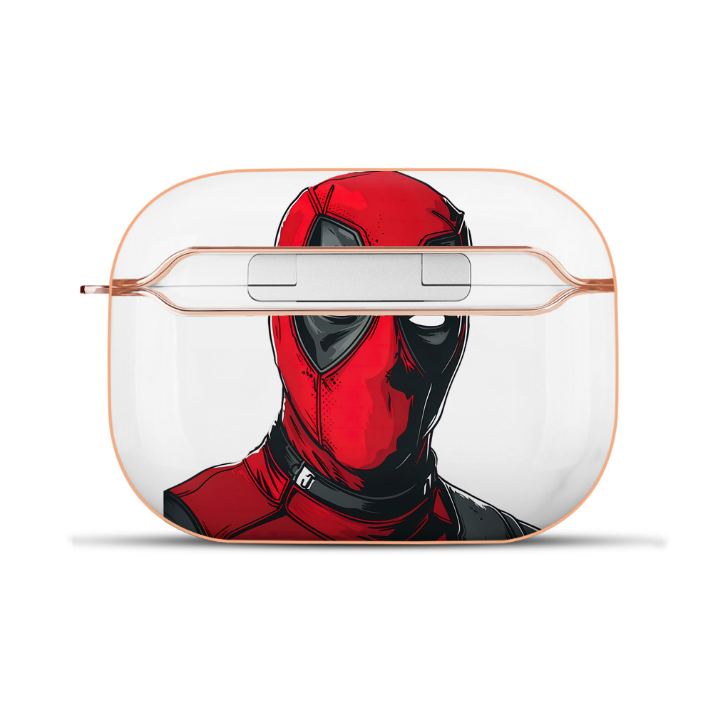 （画像用） Deadpool デッドプール 【AirPods Pro用】ハードシェル保護ケース｜耐衝撃・防指紋・カラビナ付き商品仕様