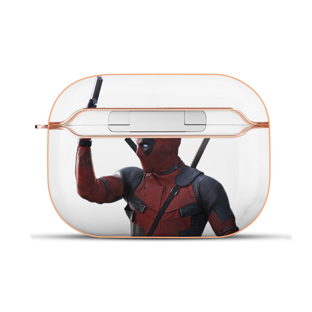 （画像用） Deadpool デッドプール 【AirPods Pro用】ハードシェル保護ケース｜耐衝撃・防指紋・カラビナ付き商品仕様