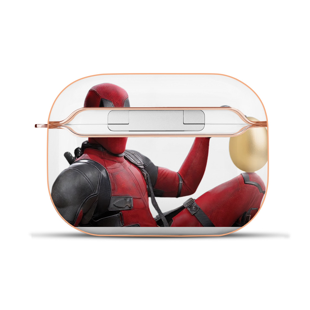 （画像用） Deadpool デッドプール 【AirPods Pro用】ハードシェル保護ケース｜耐衝撃・防指紋・カラビナ付き商品仕様