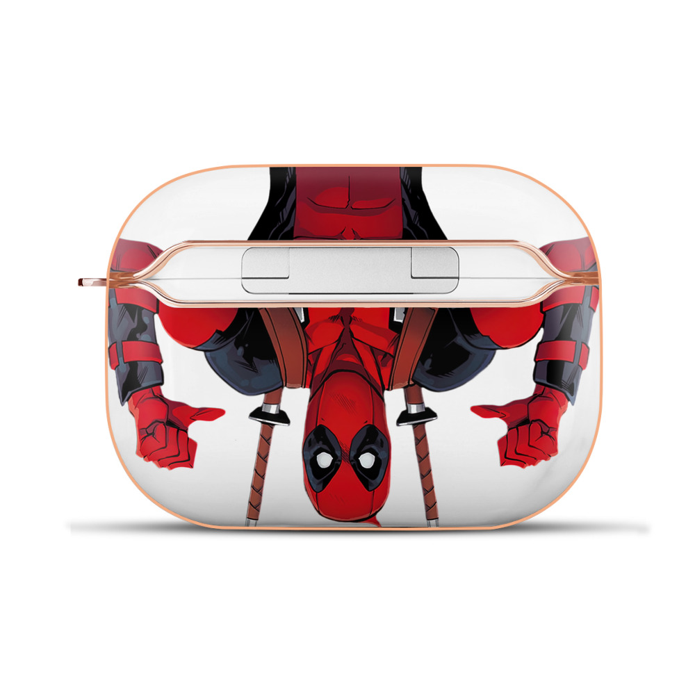 （画像用） Deadpool デッドプール 【AirPods Pro用】ハードシェル保護ケース｜耐衝撃・防指紋・カラビナ付き商品仕様