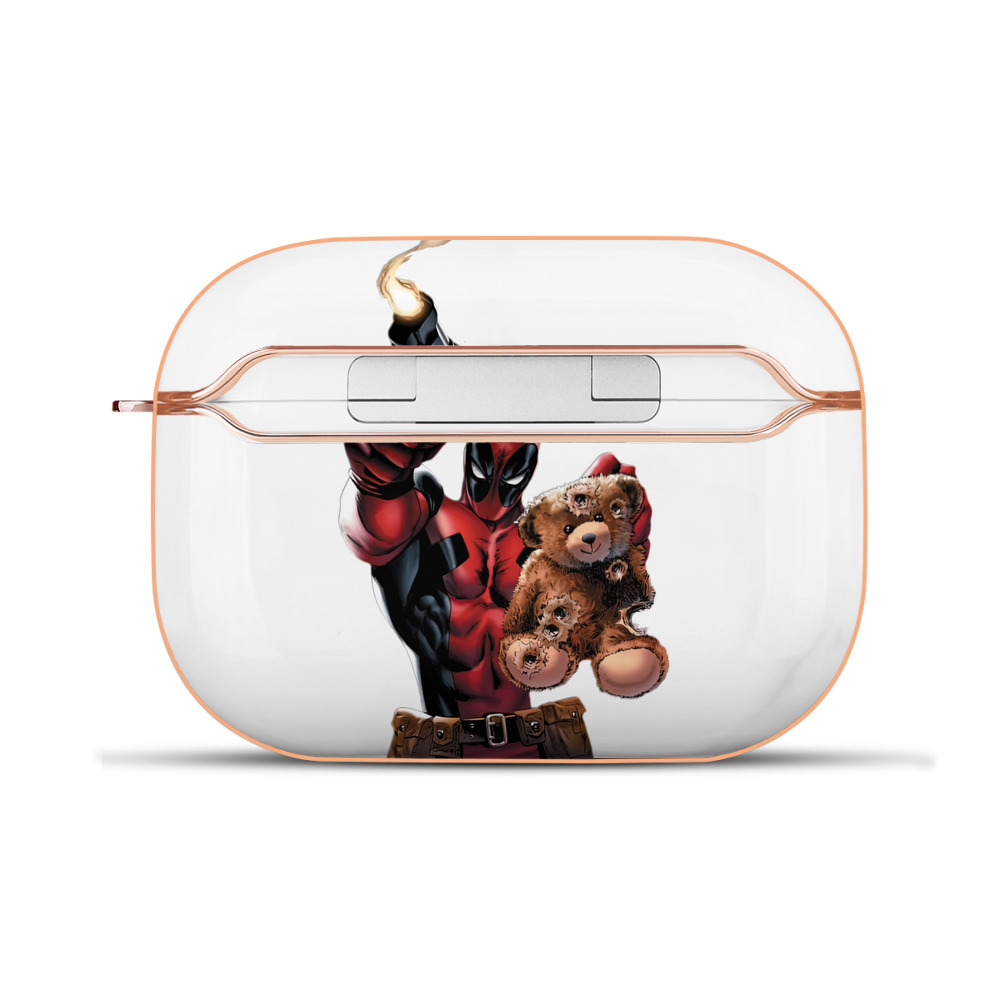 （画像用） Deadpool デッドプール 【AirPods Pro用】ハードシェル保護ケース｜耐衝撃・防指紋・カラビナ付き商品仕様