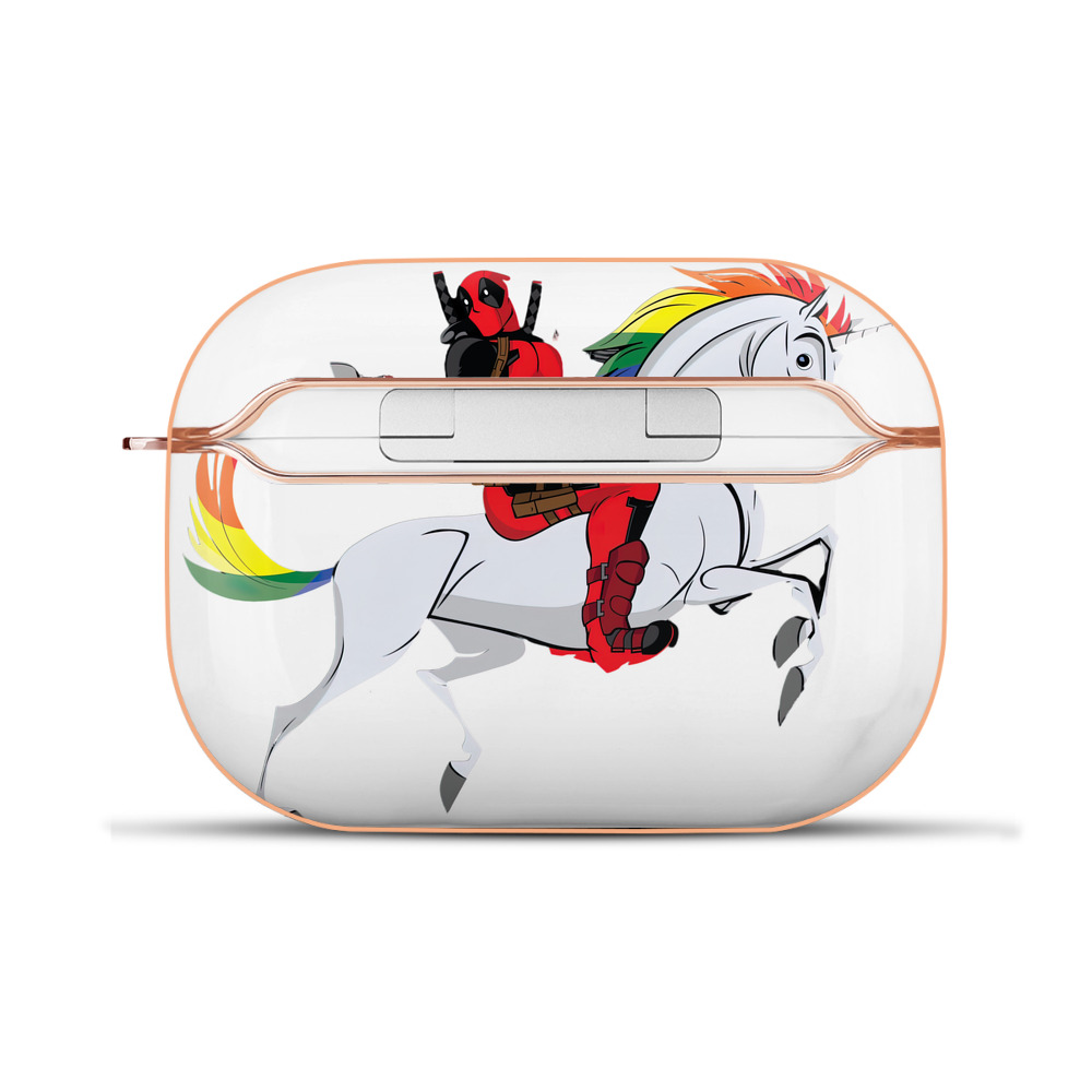 （画像用） Deadpool デッドプール 【AirPods Pro用】ハードシェル保護ケース｜耐衝撃・防指紋・カラビナ付き商品仕様