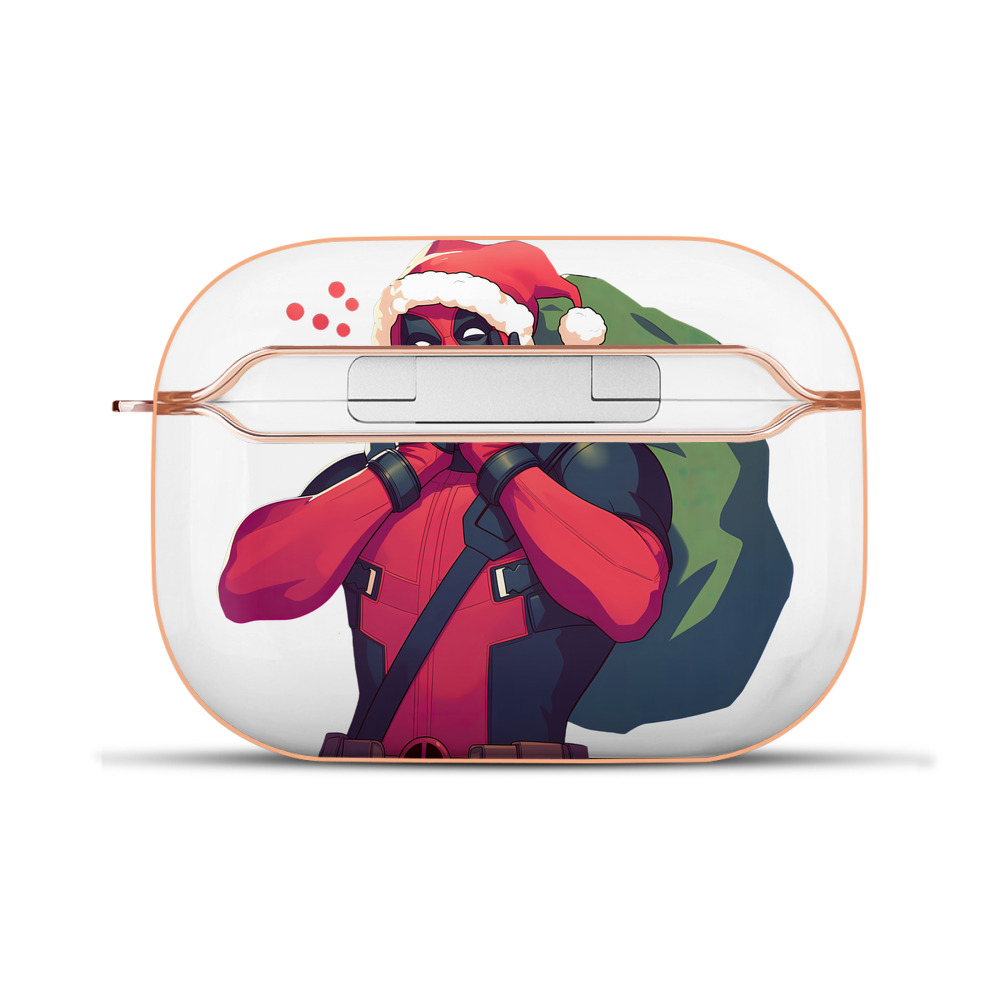 （画像用） Deadpool デッドプール 【AirPods Pro用】ハードシェル保護ケース｜耐衝撃・防指紋・カラビナ付き商品仕様