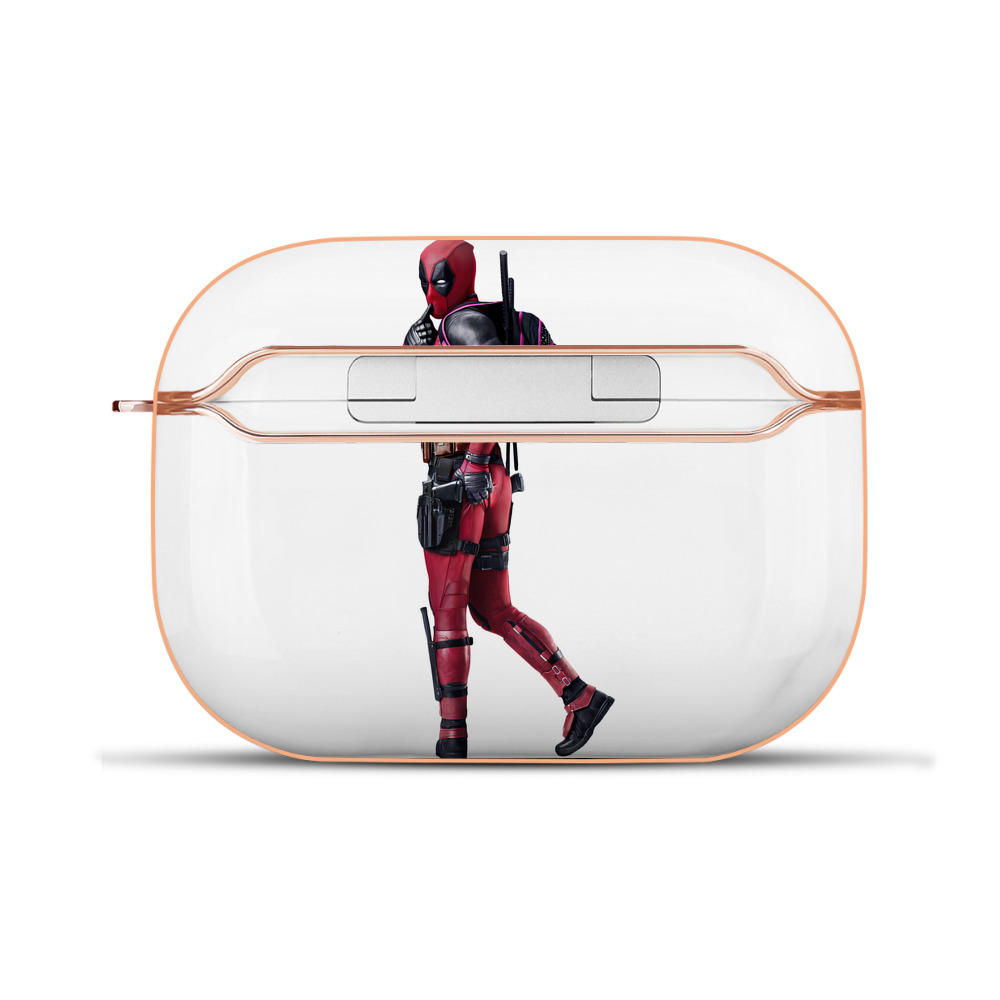 （画像用） Deadpool デッドプール 【AirPods Pro用】ハードシェル保護ケース｜耐衝撃・防指紋・カラビナ付き商品仕様