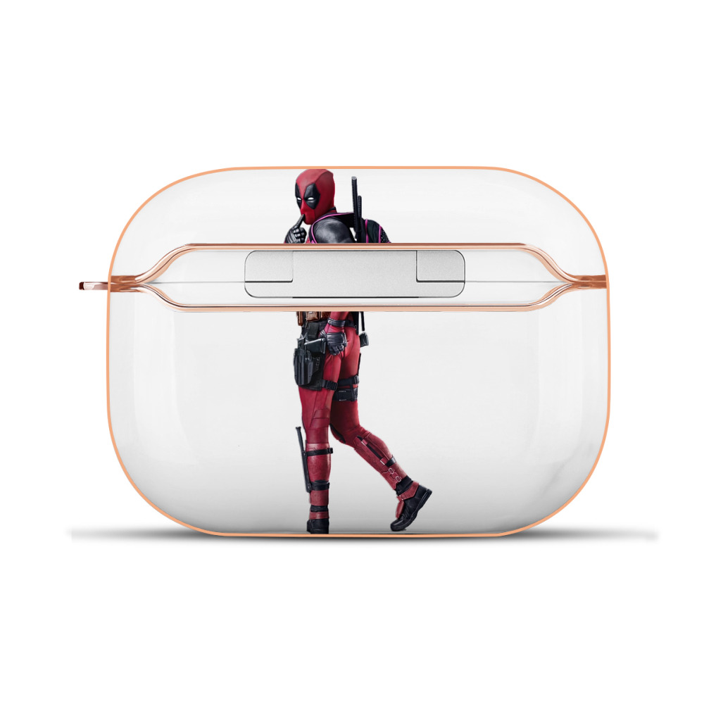 （画像用） Deadpool デッドプール 【AirPods Pro用】ハードシェル保護ケース｜耐衝撃・防指紋・カラビナ付き商品仕様