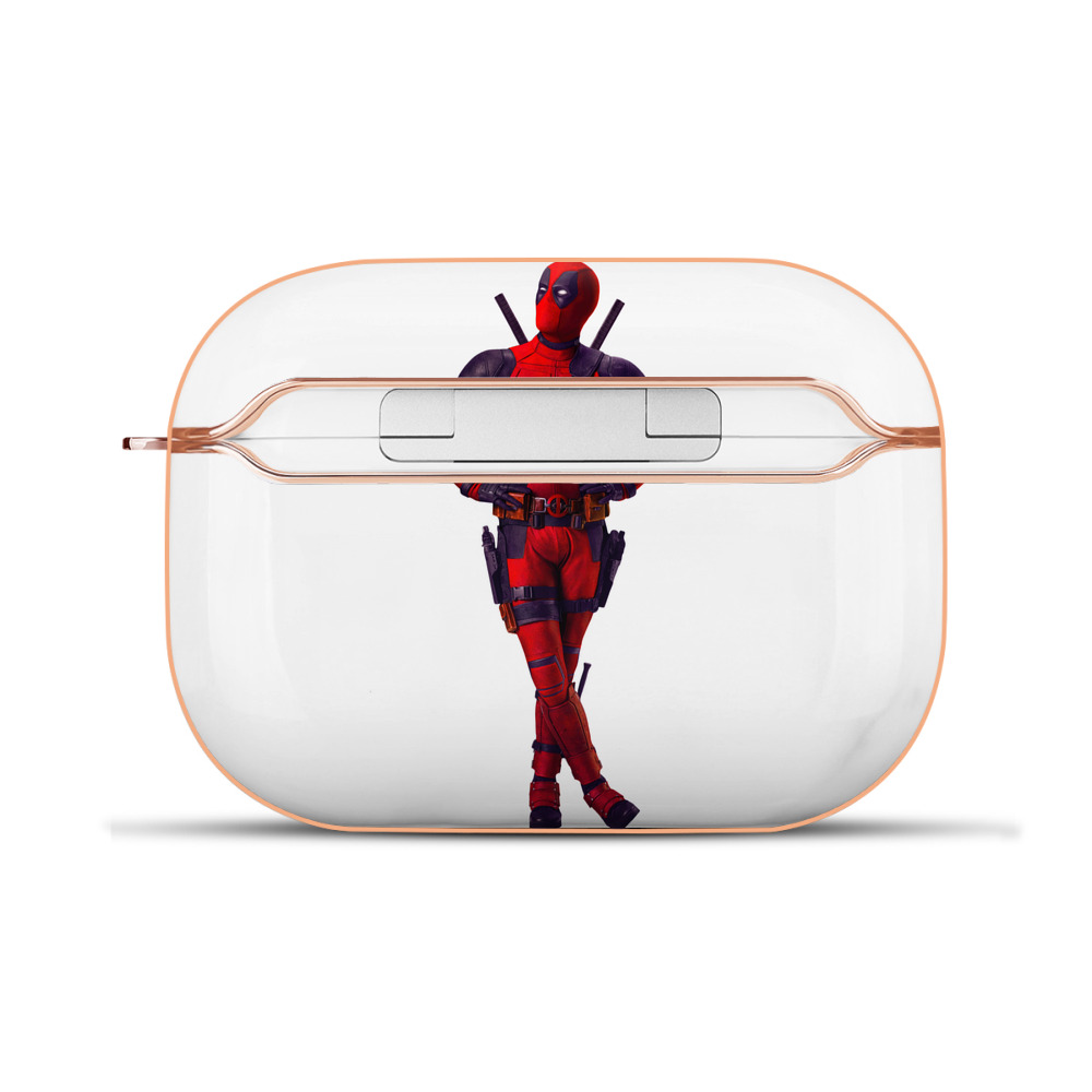 （画像用） Deadpool デッドプール 【AirPods Pro用】ハードシェル保護ケース｜耐衝撃・防指紋・カラビナ付き商品仕様