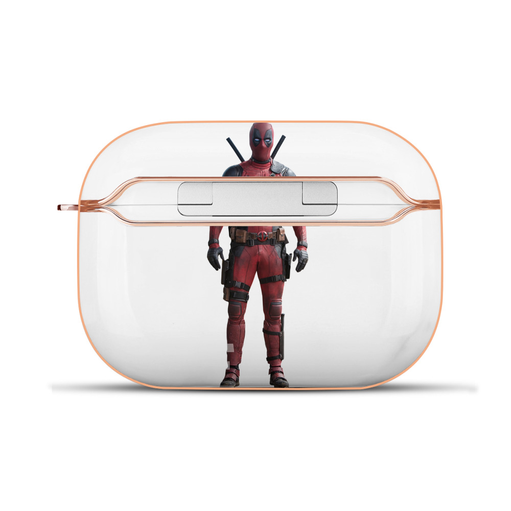 （画像用） Deadpool デッドプール 【AirPods Pro用】ハードシェル保護ケース｜耐衝撃・防指紋・カラビナ付き商品仕様