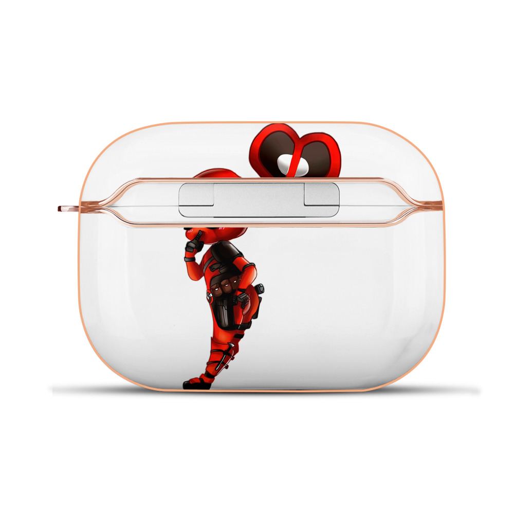 （画像用） Deadpool デッドプール 【AirPods Pro用】ハードシェル保護ケース｜耐衝撃・防指紋・カラビナ付き商品仕様