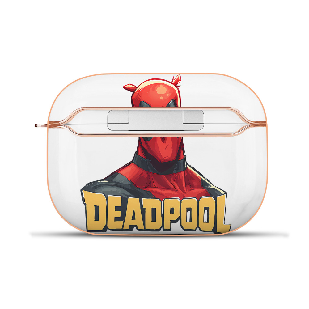 （画像用） Deadpool デッドプール 【AirPods Pro用】ハードシェル保護ケース｜耐衝撃・防指紋・カラビナ付き商品仕様