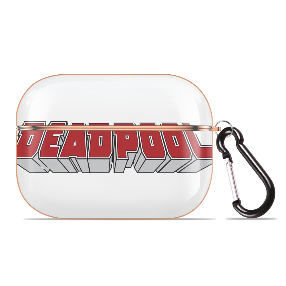 （画像用） Deadpool デッドプール 【AirPods Pro用】ハードシェル保護ケース｜耐衝撃・防指紋・カラビナ付き商品仕様