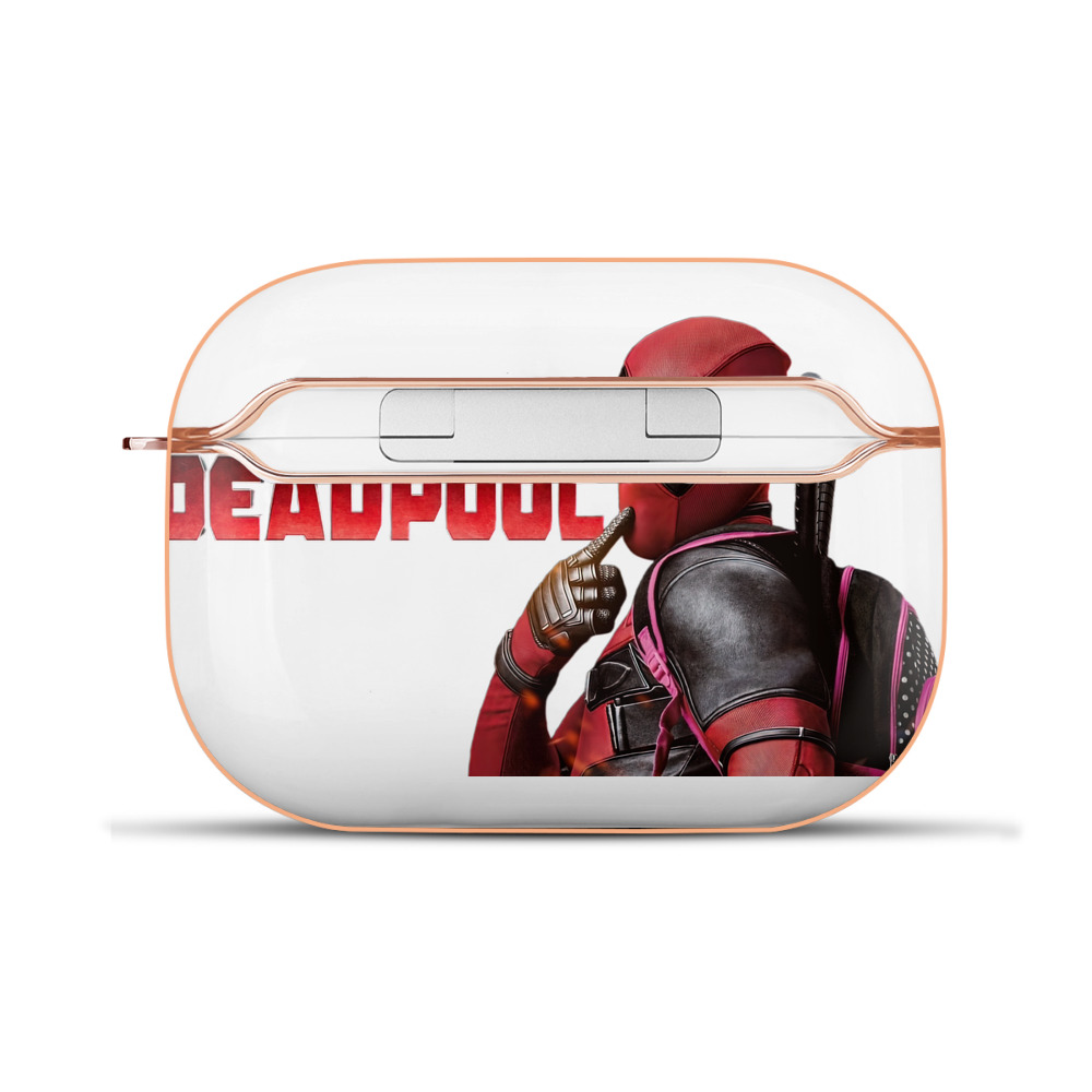 （画像用） Deadpool デッドプール 【AirPods Pro用】ハードシェル保護ケース｜耐衝撃・防指紋・カラビナ付き商品仕様