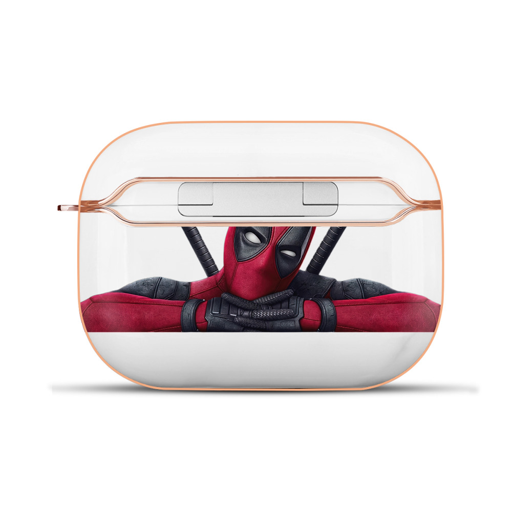 （画像用） Deadpool デッドプール 【AirPods Pro用】ハードシェル保護ケース｜耐衝撃・防指紋・カラビナ付き商品仕様