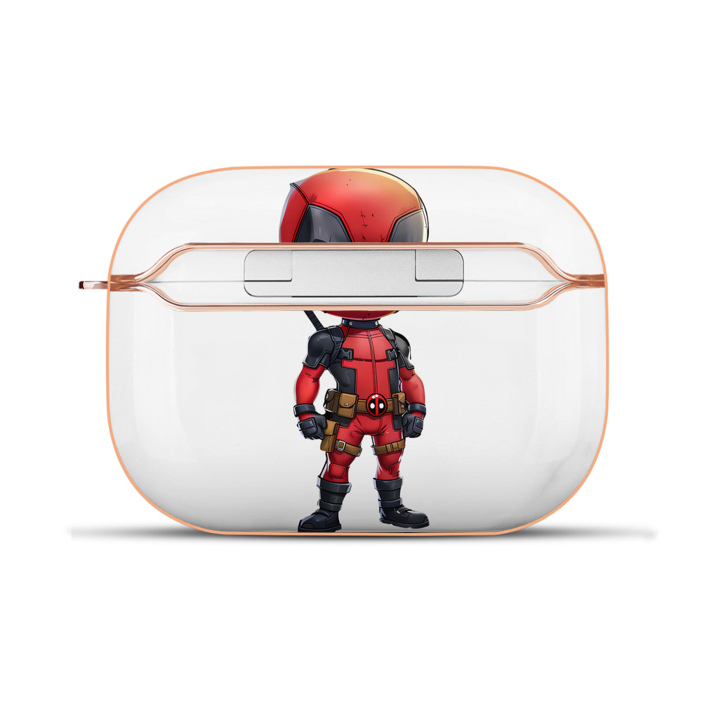 （画像用） Deadpool デッドプール 【AirPods Pro用】ハードシェル保護ケース｜耐衝撃・防指紋・カラビナ付き商品仕様