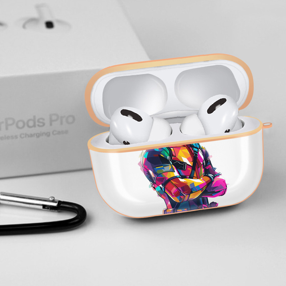 Deadpool デッドプール 【AirPods Pro用】ハードシェル保護ケース｜耐衝撃・防指紋・カラビナ付き商品仕様