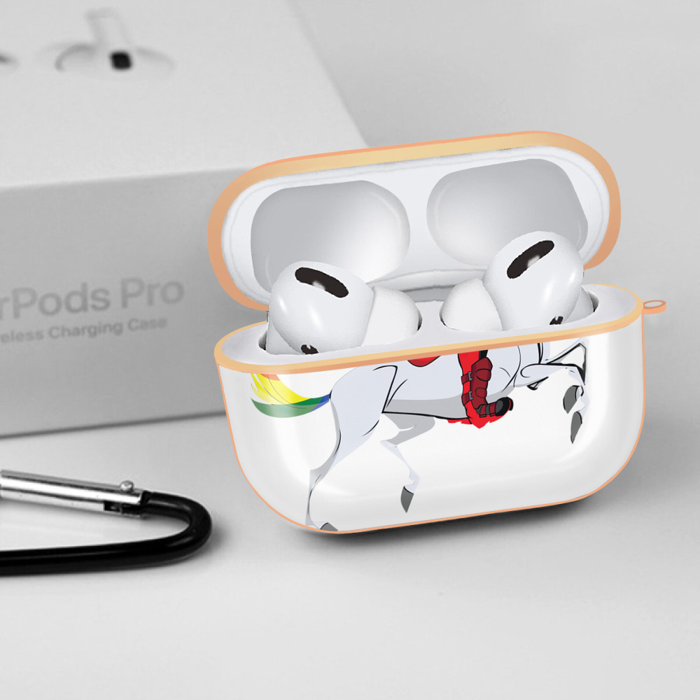 Deadpool デッドプール 【AirPods Pro用】ハードシェル保護ケース｜耐衝撃・防指紋・カラビナ付き商品仕様