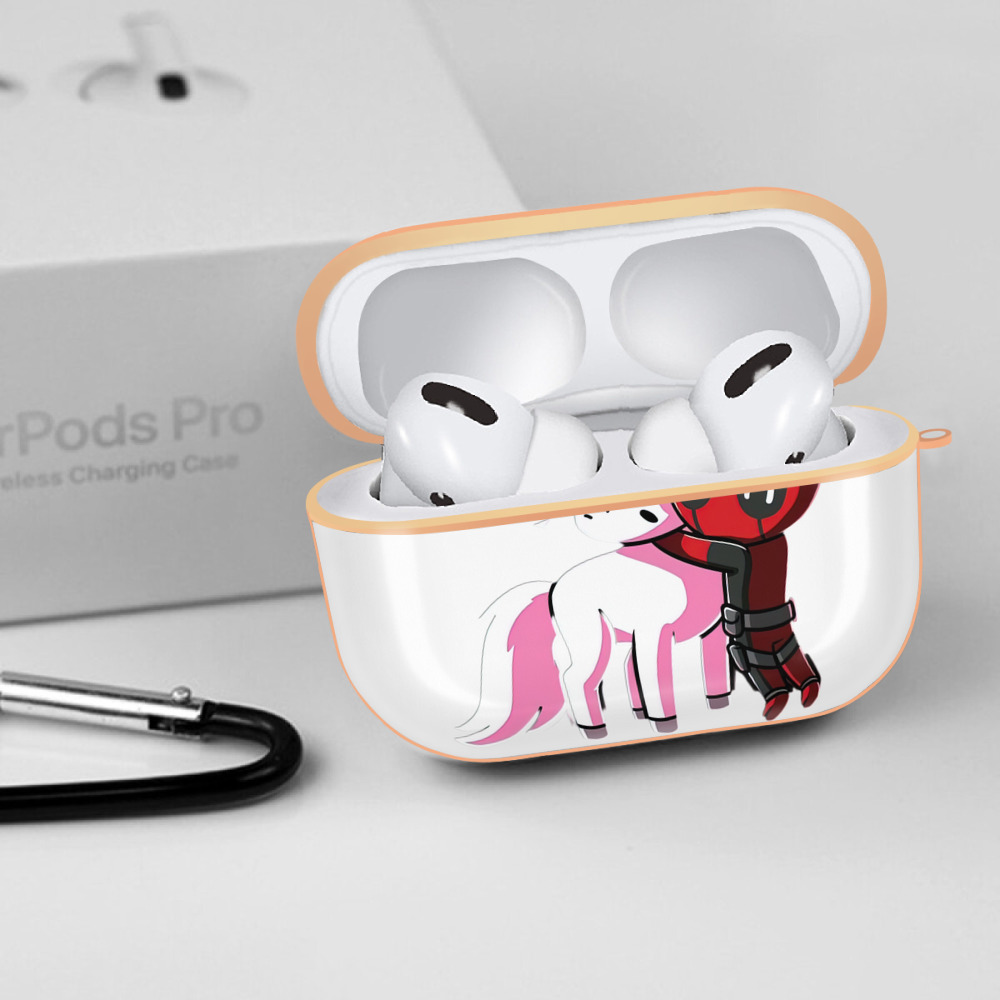 Deadpool デッドプール 【AirPods Pro用】ハードシェル保護ケース｜耐衝撃・防指紋・カラビナ付き商品仕様