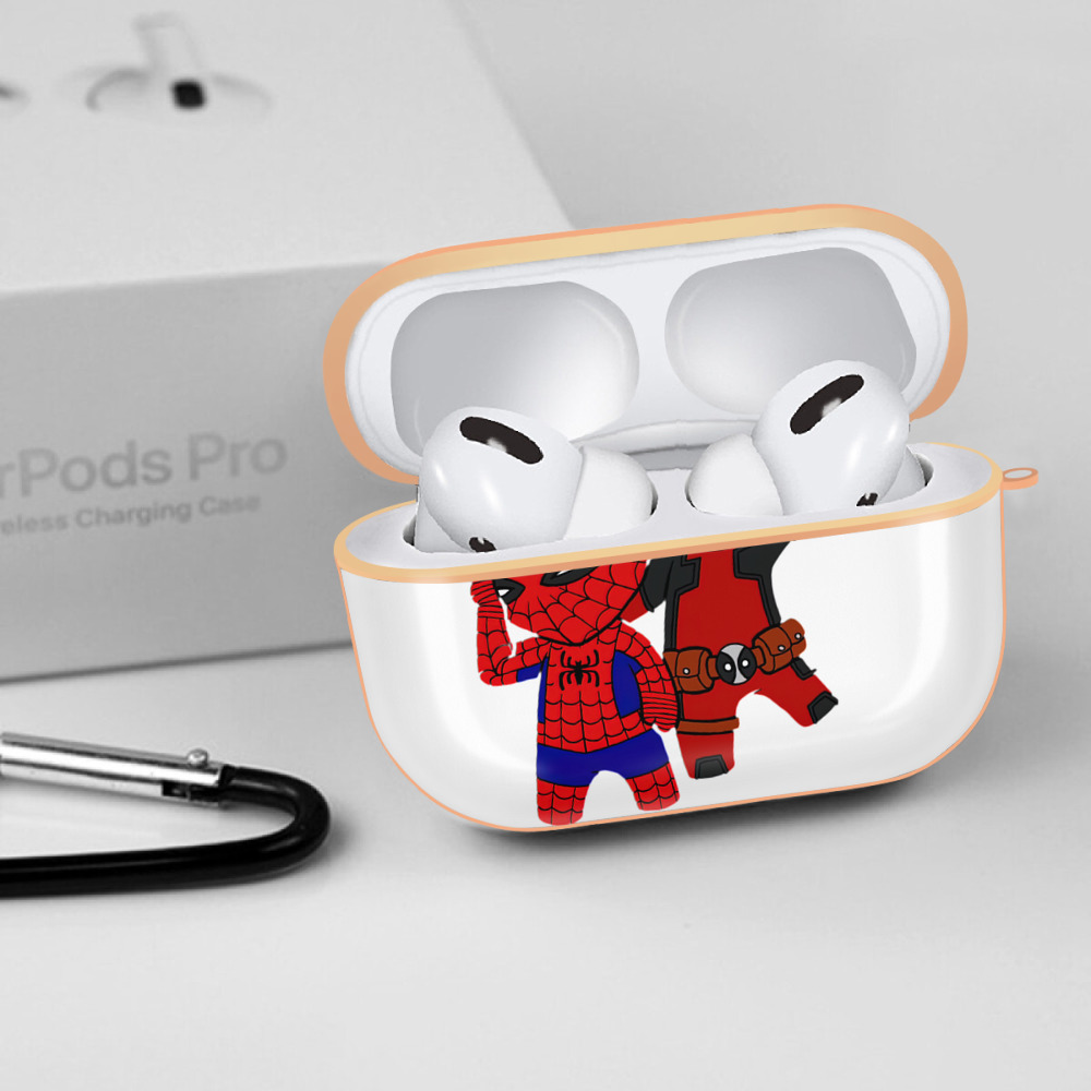 Deadpool デッドプール 【AirPods Pro用】ハードシェル保護ケース｜耐衝撃・防指紋・カラビナ付き商品仕様