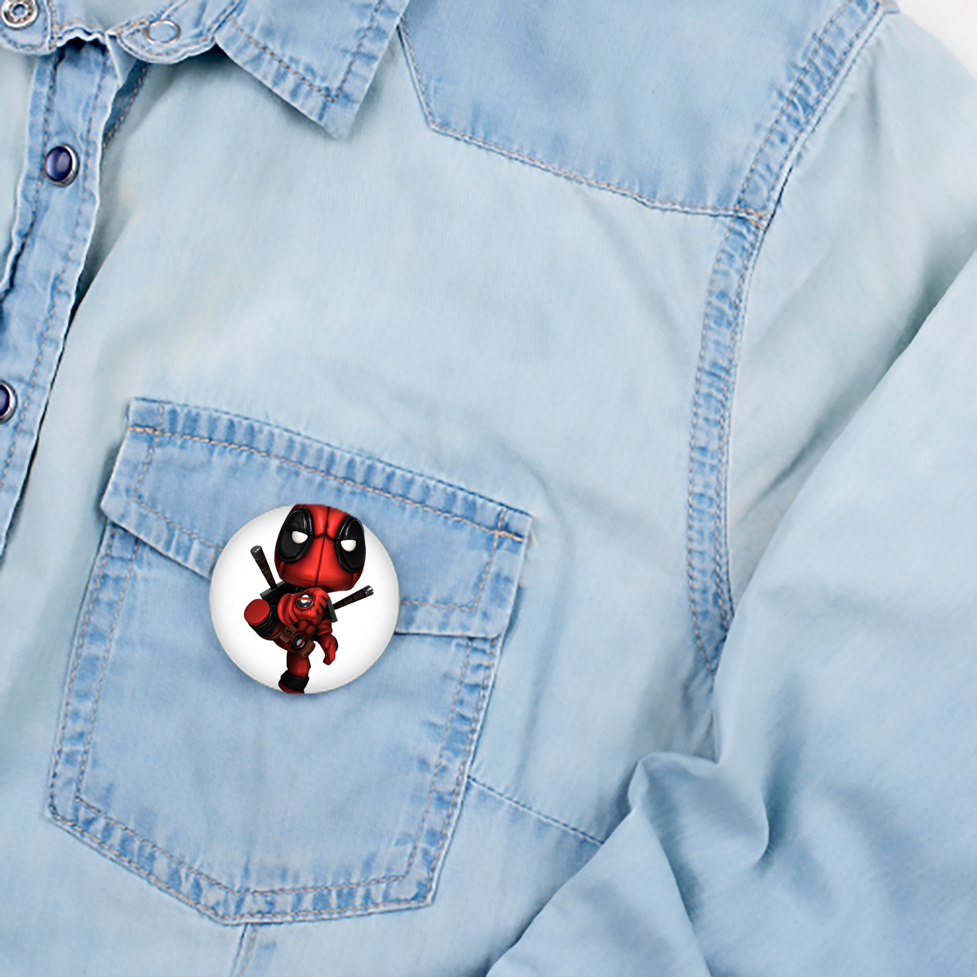 Deadpool デッドプール 6cm 缶バッジ 複数セット