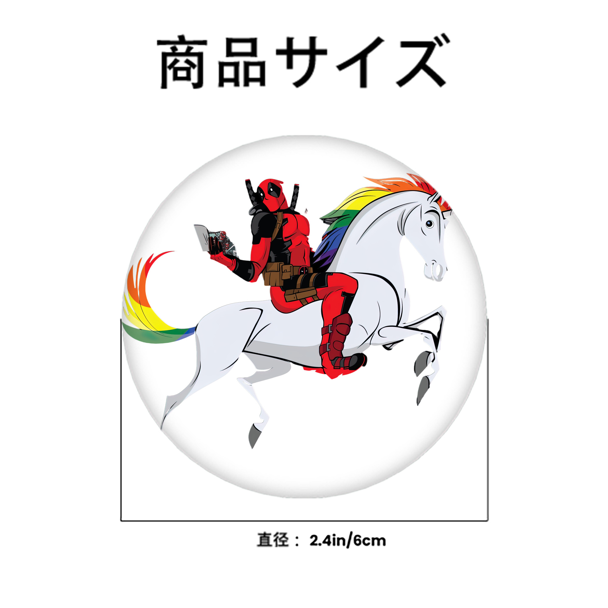 Deadpool デッドプール 6cm 缶バッジ 複数セット